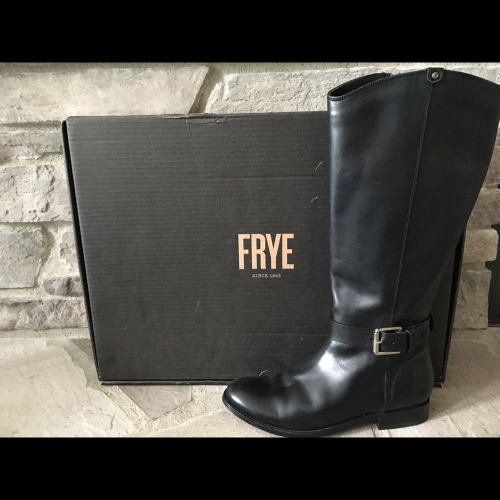 🍁Price Drop!🍁 Black Frye Melissa Tall Boots